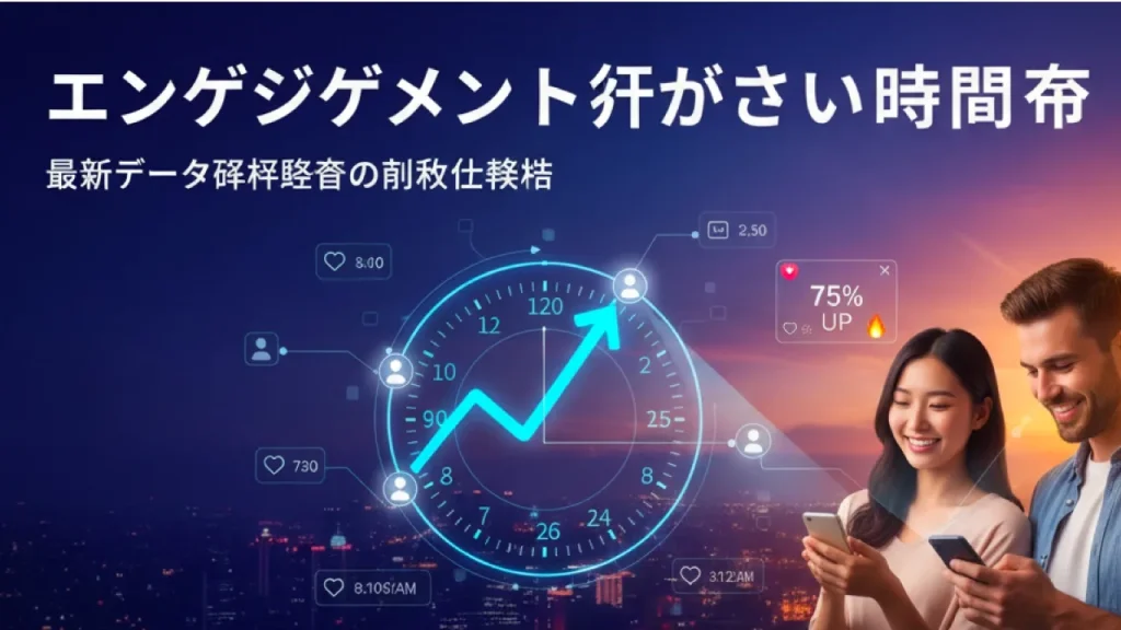 エンゲージメント率が高い時間帯