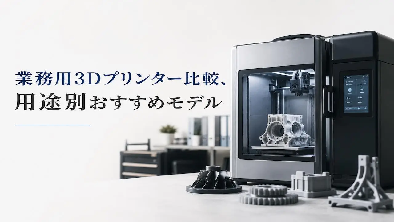 業務用3Dプリンター比較、用途別おすすめモデル.webp