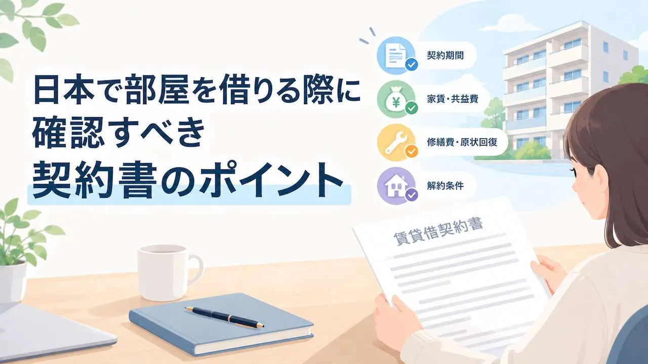 日本で部屋を借りる際に確認すべき契約書のポイント.webp